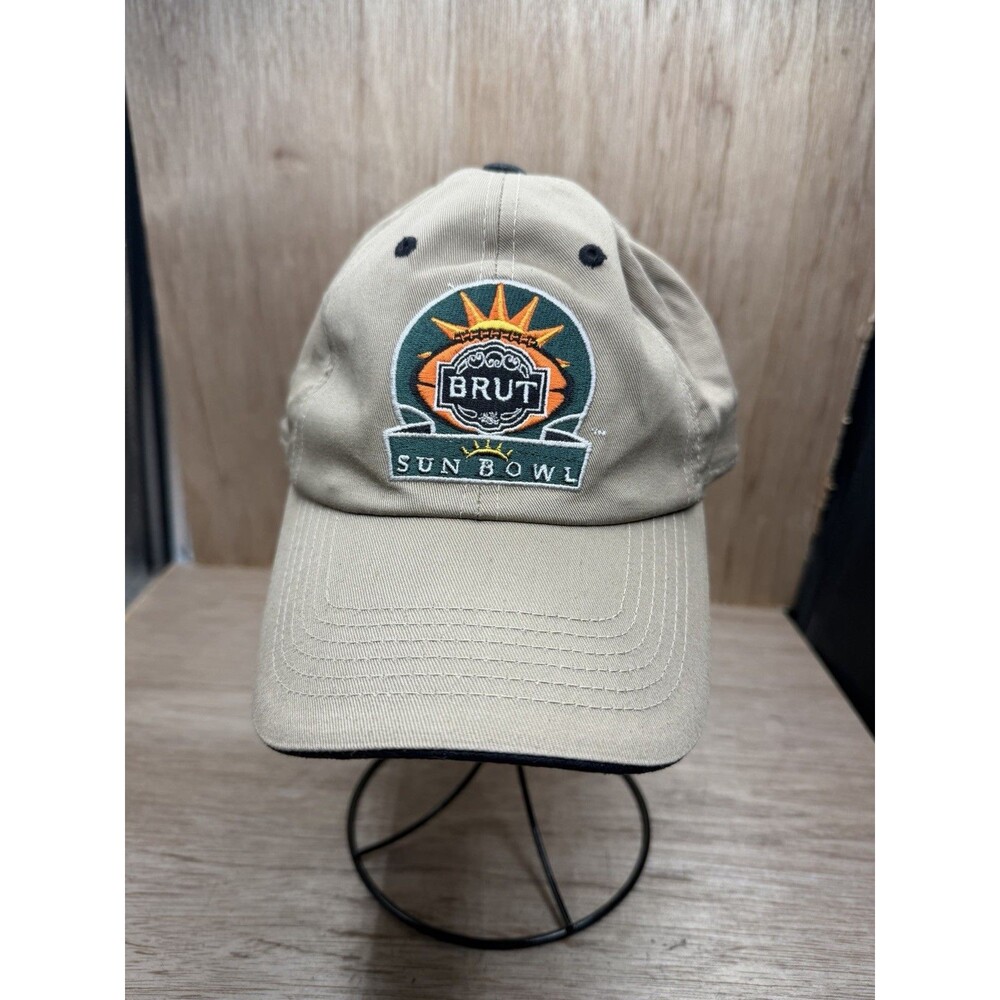 2007 Brut Sun Bowl Hat Tan Logo Embroidered College Football OSFA